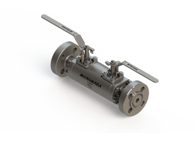 Válvula Dupla Esfera - Montagem Trunnion - CL 2500 - Passagem Plena
- Tamanho: 3/4