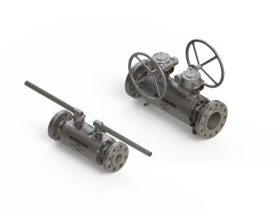 Válvula Dupla Esfera - Montagem Trunnion - CL 600 - Passagem Reduzida
- Tamanho: 2